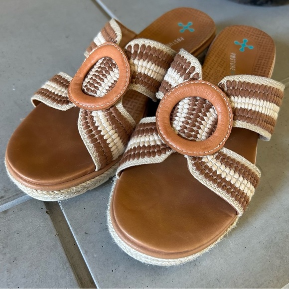 Baretraps Bliss Sandals Posture Plus Espadrille Platform Burnt Tan Size 7 - Picture 11 of 11